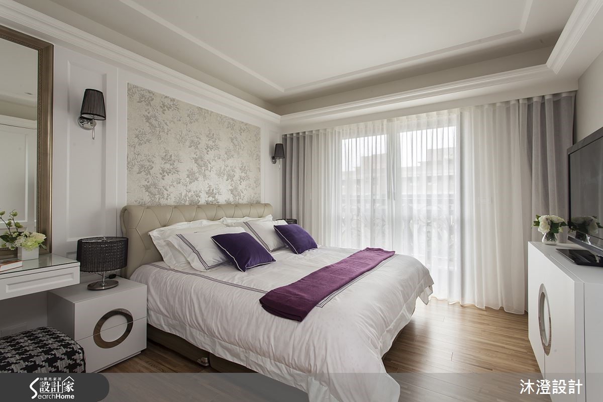 優美的線板線條、細緻色調，襯托出古典風格的細膩文藝